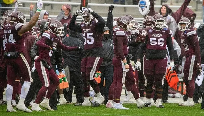 mississippi state team celebrating