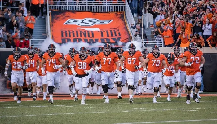 oklahoma state team entering field