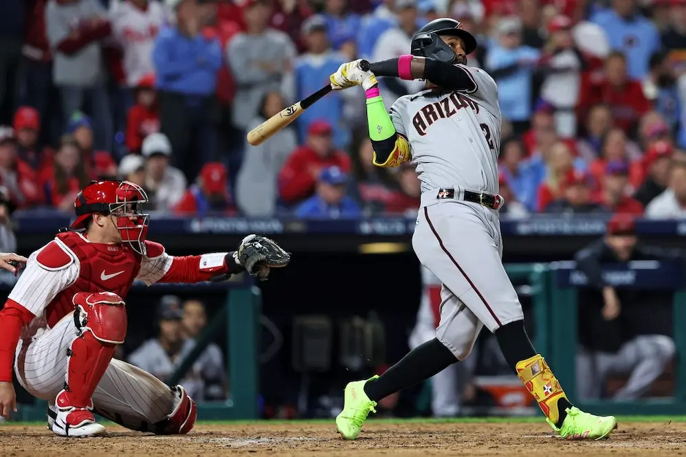 arizona mlb batter striking the ball