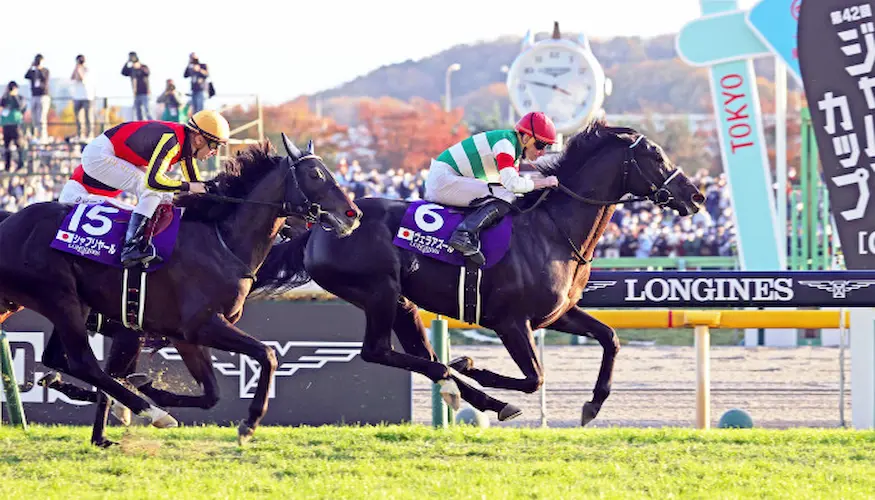 japanese horse jockeys racing