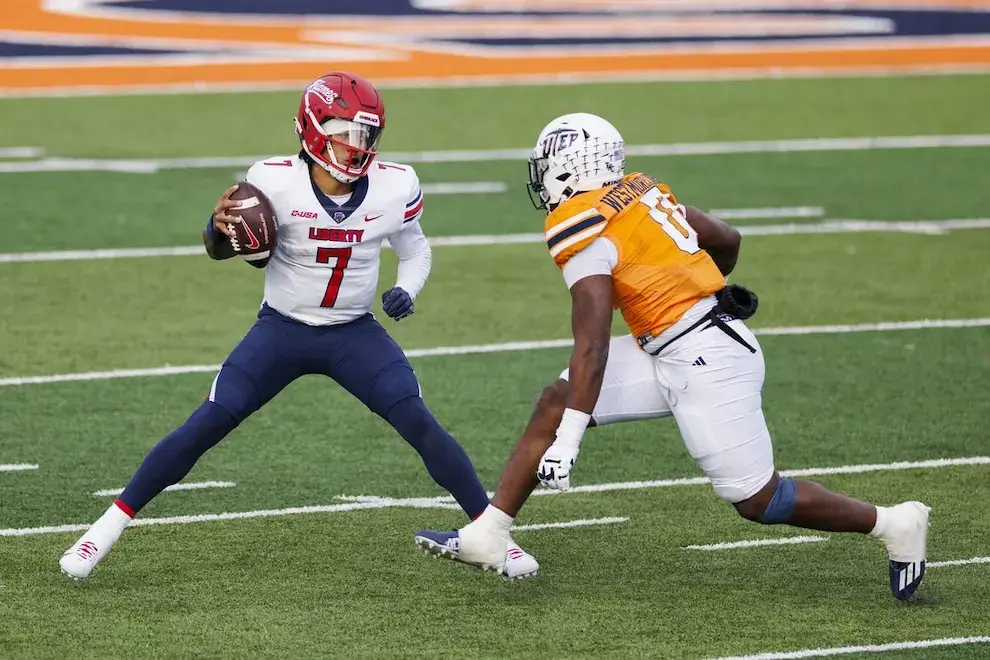 NCAAF 6 liberty flames player vs utep player