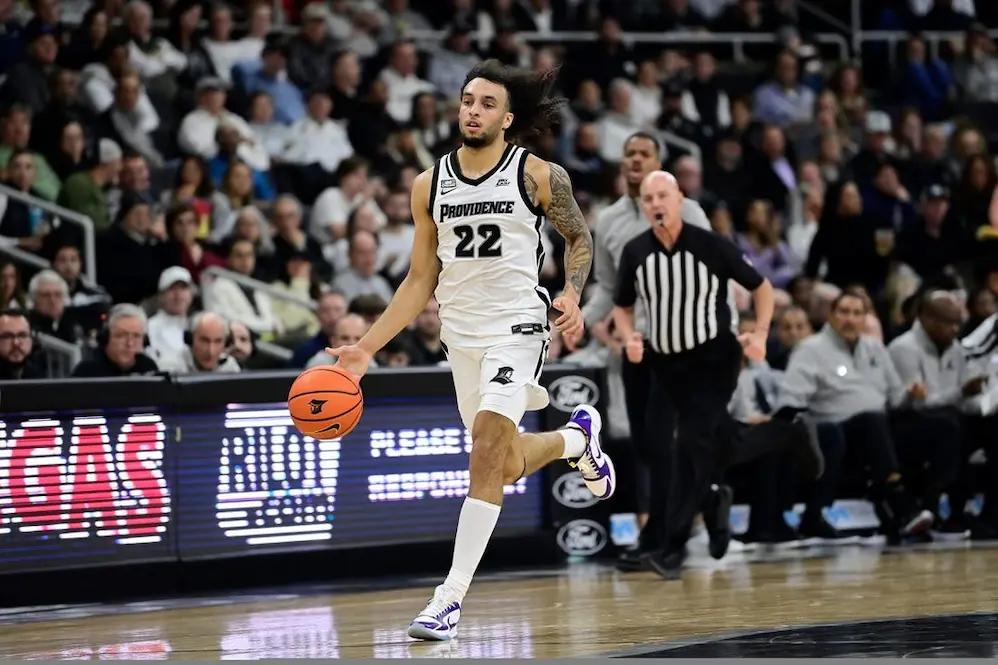 providence ncaab player jogging