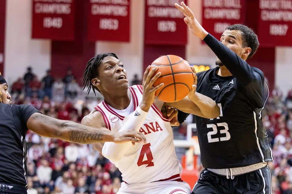 NCAAB 2 indiana hoosiers player shooting