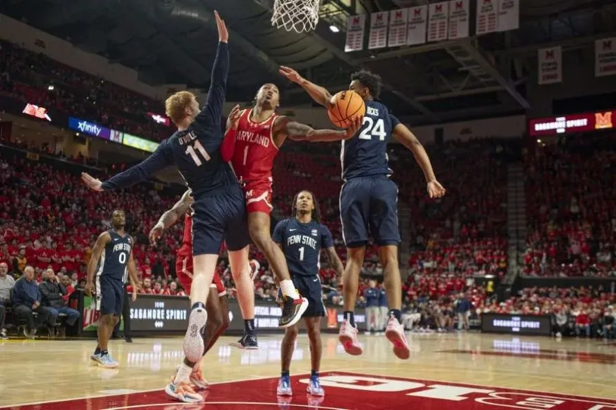 basketball player making a slam dunk