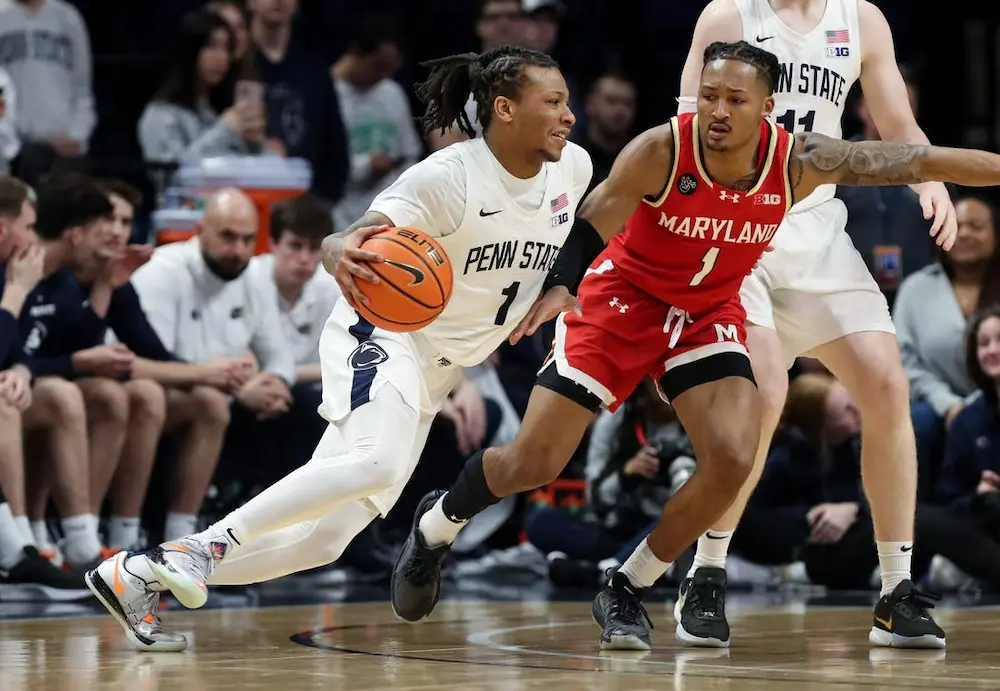 penn state player vs maryland player