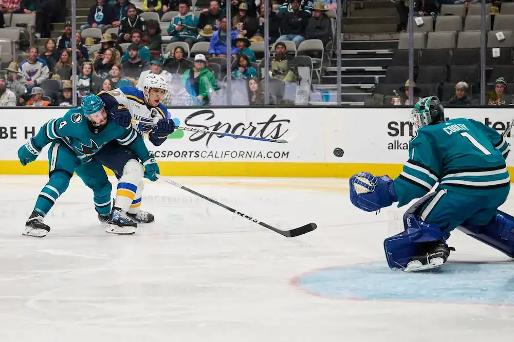 san jose shark player and goalie