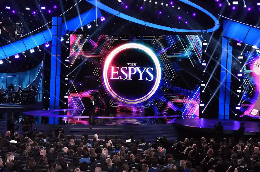 espys awards stage with the audience in front