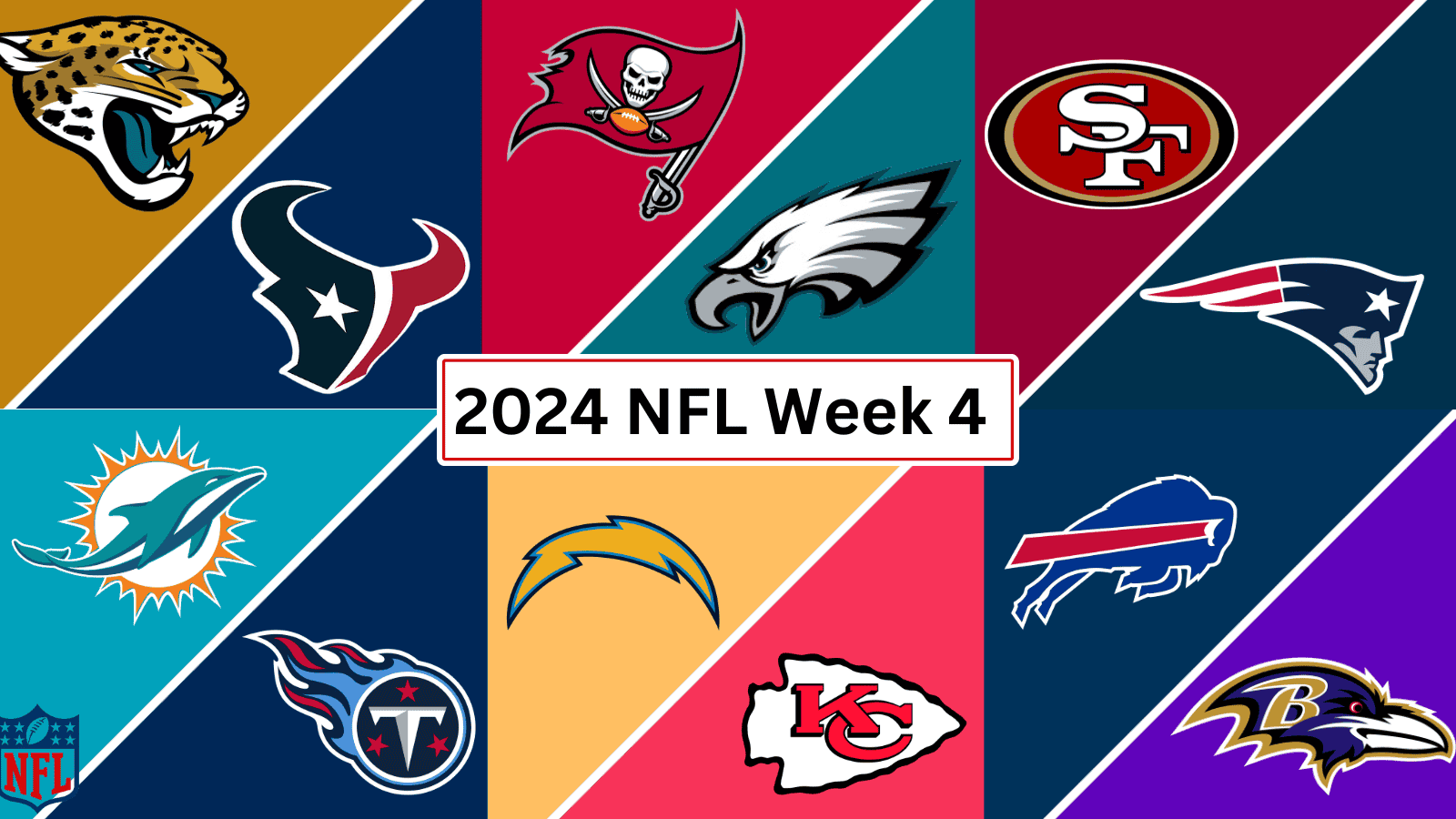 2024 NFL Week 4 ood and predictions