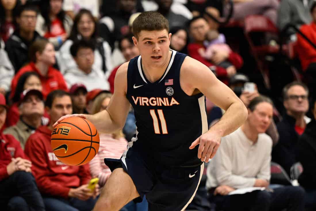 Cavs player dribbling