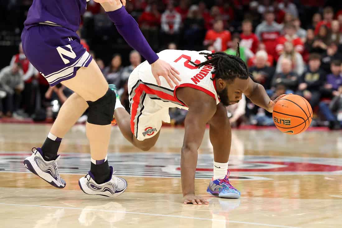 Player Dribbling on the ground