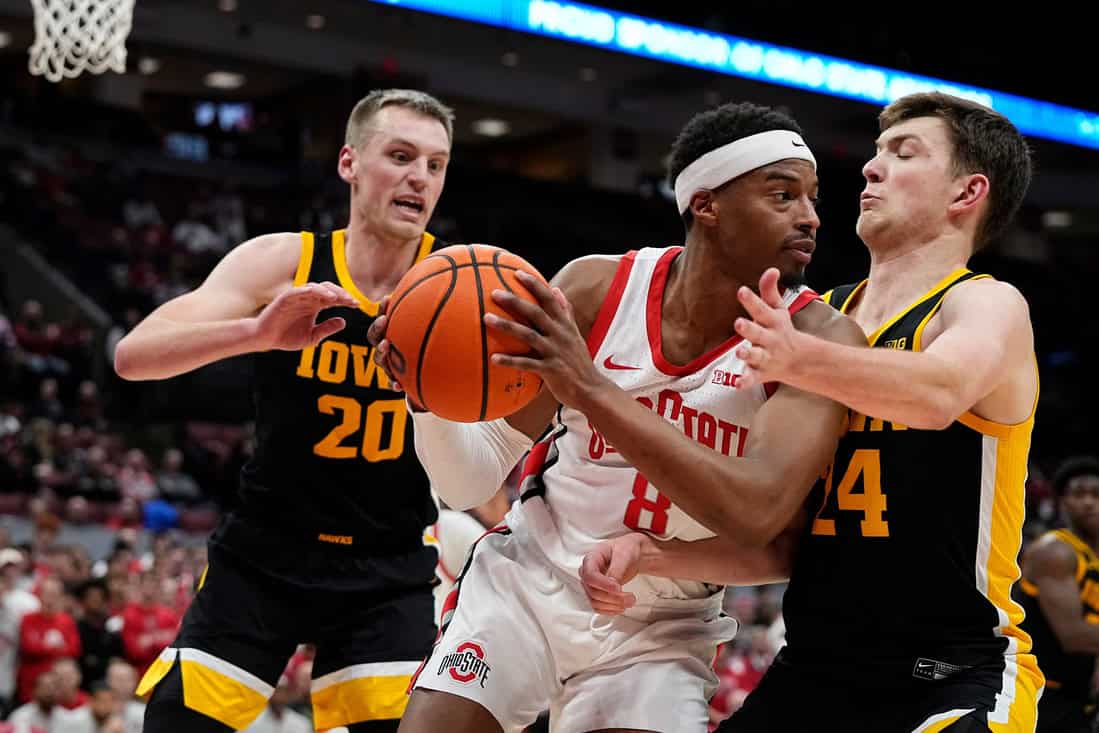 NCAAB 7 Ohio State Buckeyes vs Iowa Hawkeyes Picks and Predictions March 12th 2025