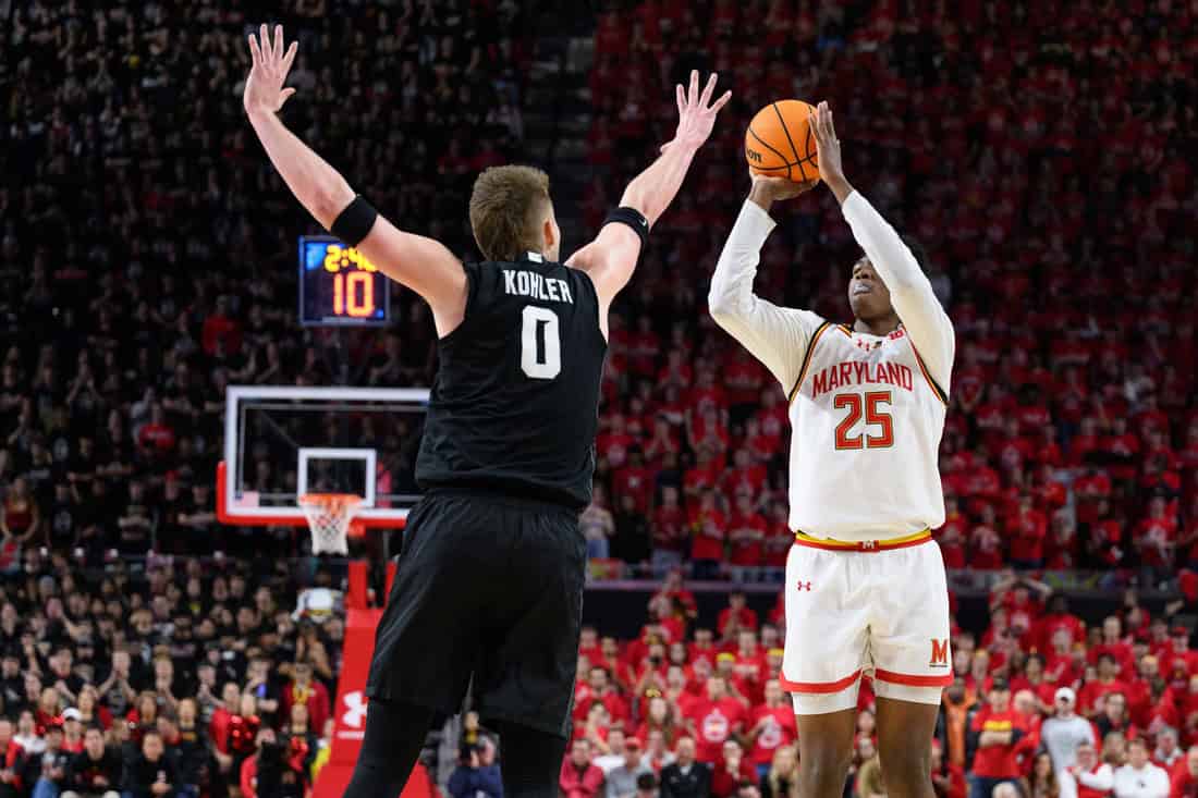 Maryland Player Shooting