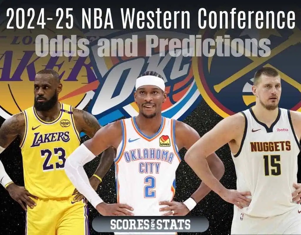 2024-25 NBA Western Conference - Odds and Predictions