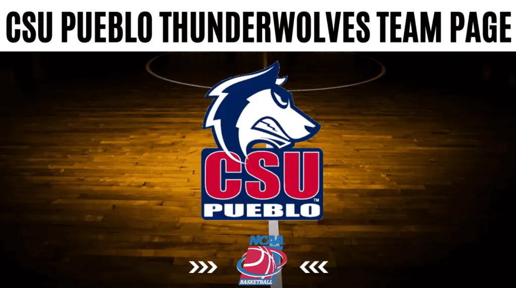 CSU Pueblo Thunderwolves stats, schedule, and betting odds overview