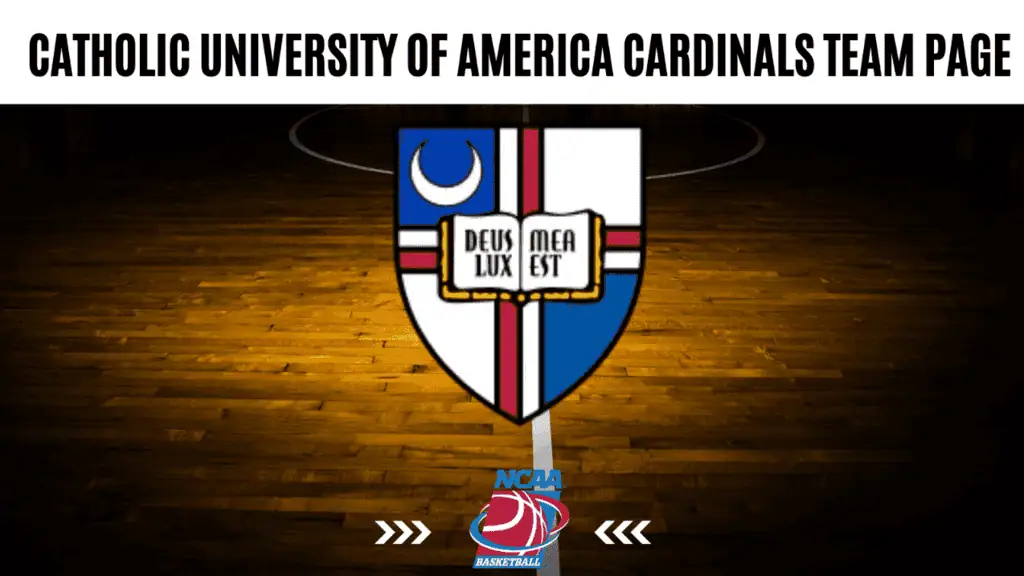 Catholic University of America Cardinals Team Page