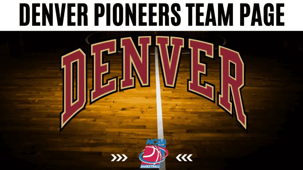 Denver Pioneers stats, schedule, and betting odds overview