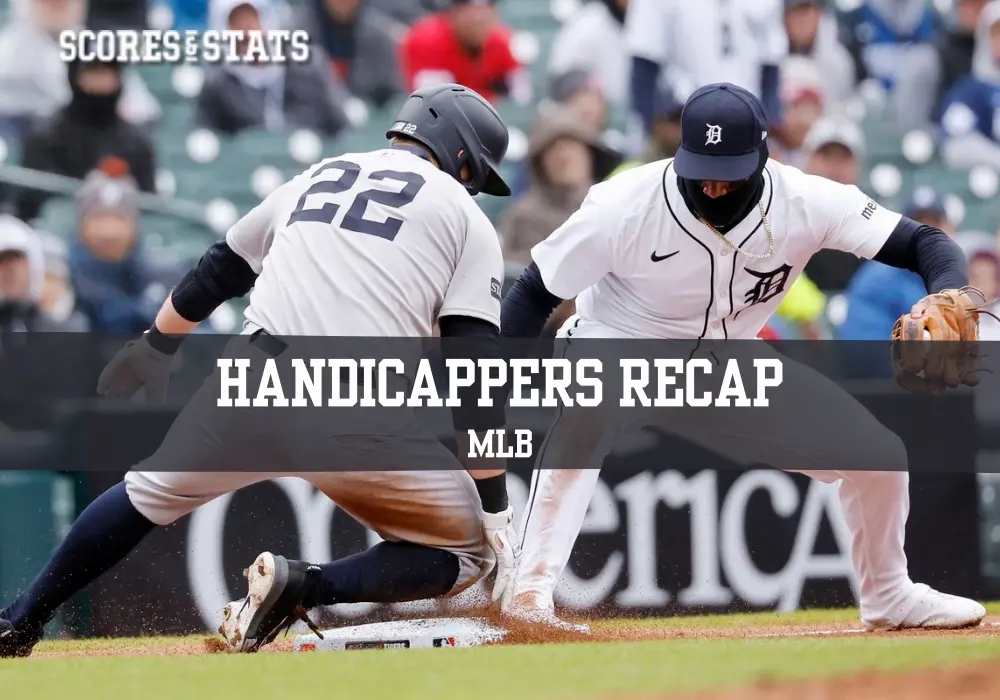 MLB handicappers recap banner