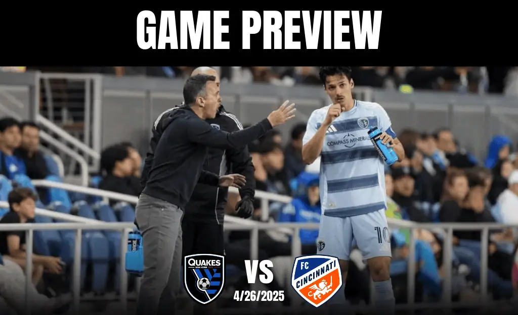 Quakes vs Cincinnati April 26th