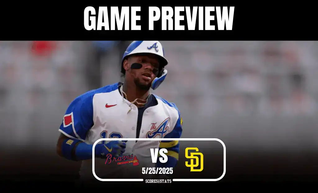 7 Braves vs Padres May 25th