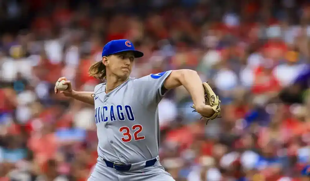 Chicago Cubs pitcher in action during game against Cincinnati Reds on May 31, 2025