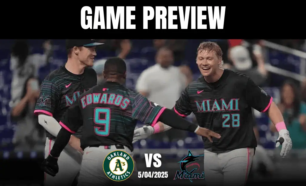 Marlins vs Athletics May 3rd
