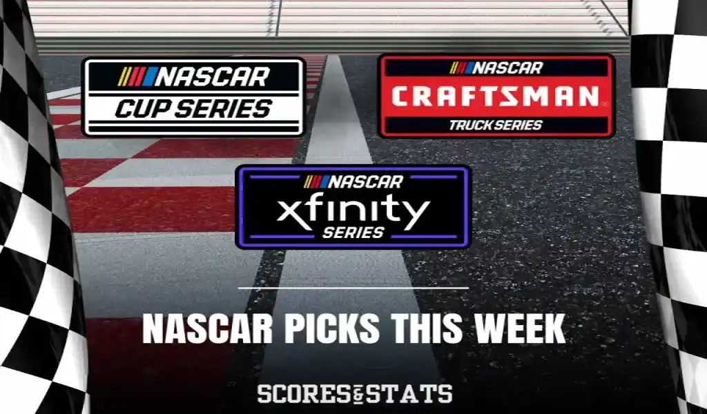 Pistas y logotipos de las series NASCAR Cup, Xfinity y Craftsman Truck para las selecciones destacadas de la semana