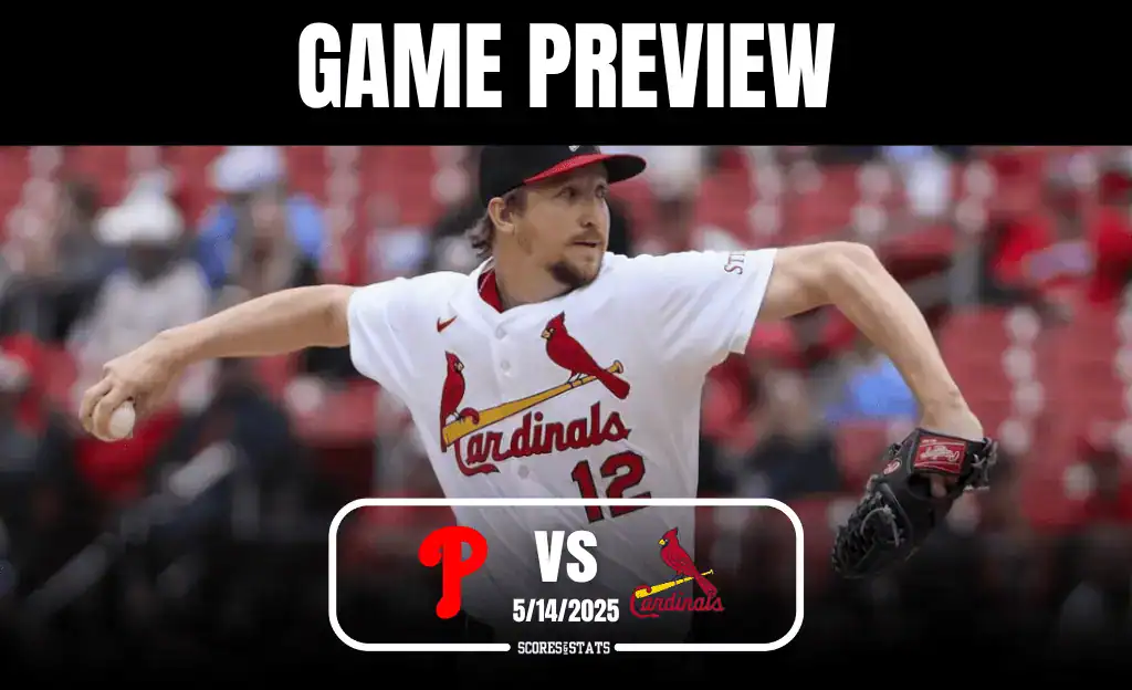 9 A St. Louis Cardinals player winds up to pitch during a game preview against the Philadelphia Phillies on May 14, 2025.