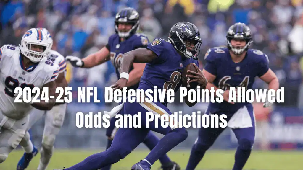 Probabilidades y predicciones para puntos defensivos permitidos en la temporada NFL 2024-25, con análisis de tendencias y apuestas destacadas.