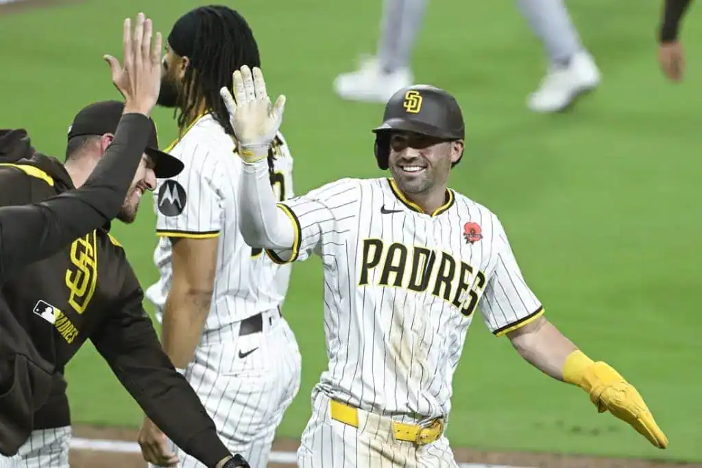 San Diego Padres Celebrating