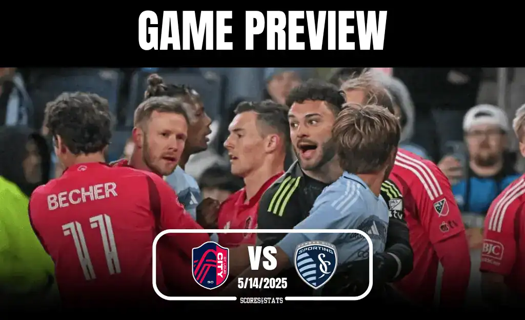 Athletes celebrating a match preview with team logos and game date displayed prominently. Excitement fills the atmosphere.