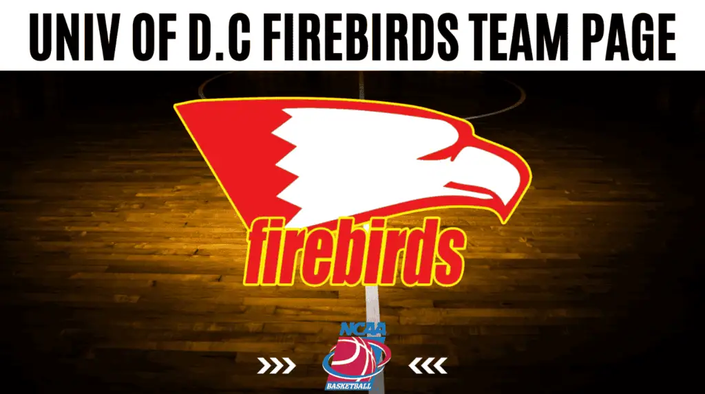 Univ of DC Firebirds stats, schedule, and betting odds overview