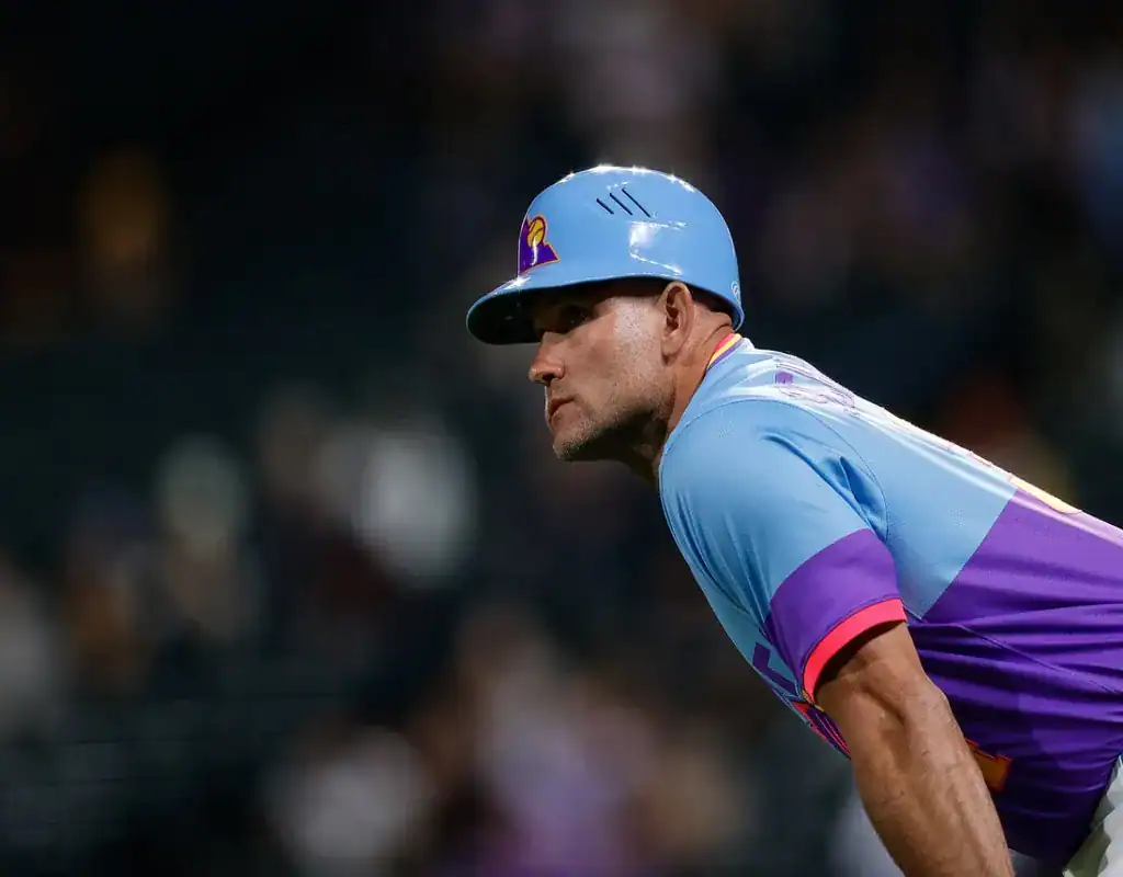 1 Arizona Diamondbacks player in retro-themed uniform during 2025 MLB game