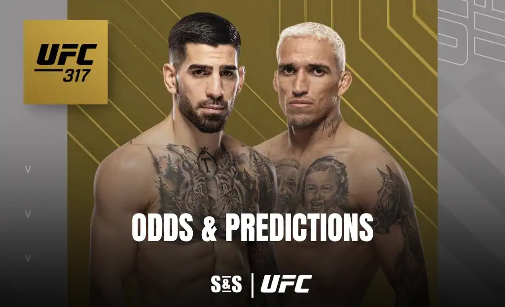 UFC 317 fight poster