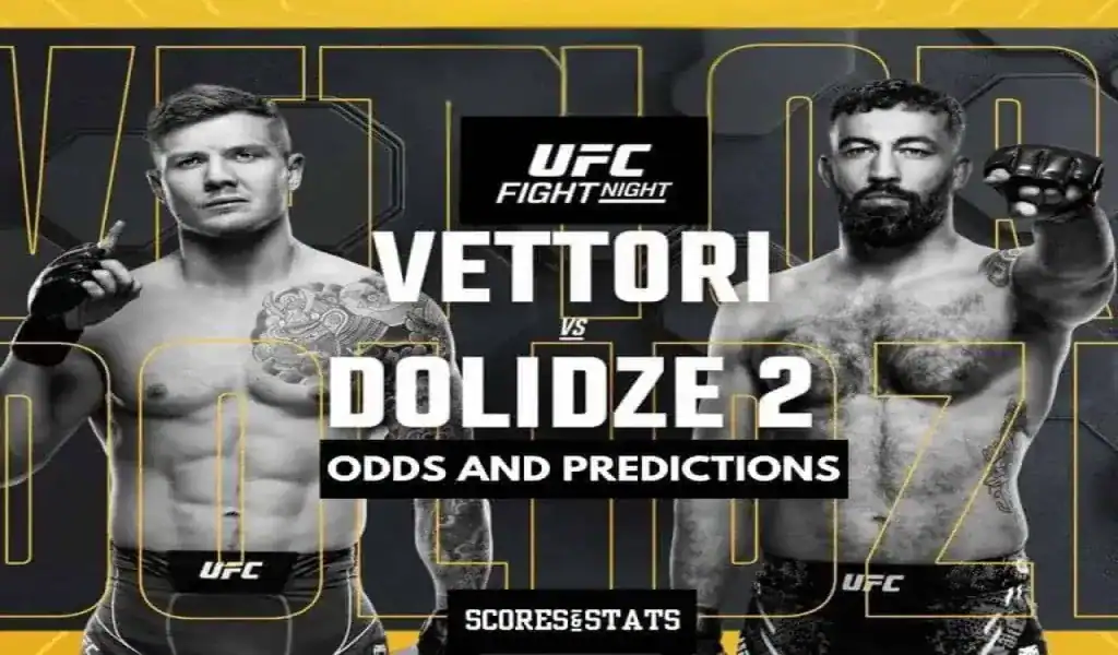 Vettori y Dolidze cara a cara en la previa de UFC Vegas 254