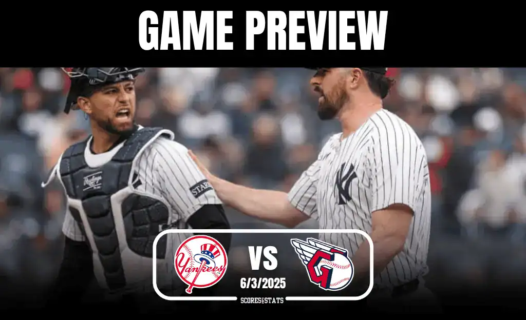 6 Yankees vs Guardians June 3rd