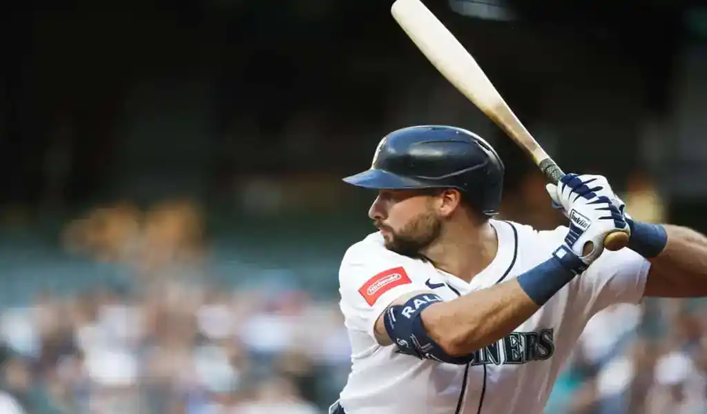 Seattle Mariners batter at plate during game against Los Angeles Angels on June 7, 2025